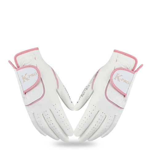 1Pair Women's Golf Gloves Microfiber Soft Fit Sport Grip Durable Gloves Anti-skid Breathable Sports Gloves - ROUTINE FASHION