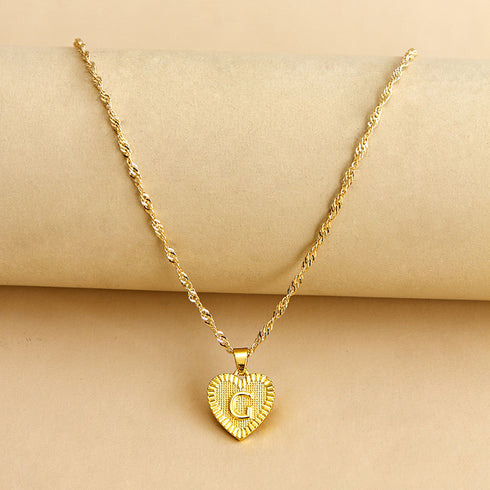 26 English Initial Letter Pendant Necklaces For Women - ROUTINE FASHION