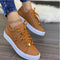 Women Flat Sneakers Breathable Lace-up Shoes For Girls - ROUTINE FASHION