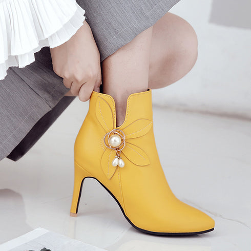 Boots high heel ankle boots - ROUTINE FASHION