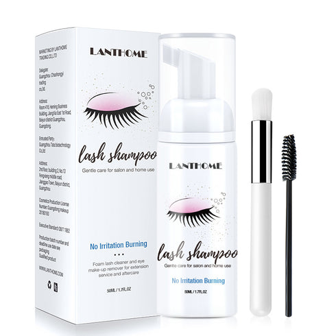 Eyelash shampoo gentle cleansing eyelash makeup remover - ROUTINE FASHION