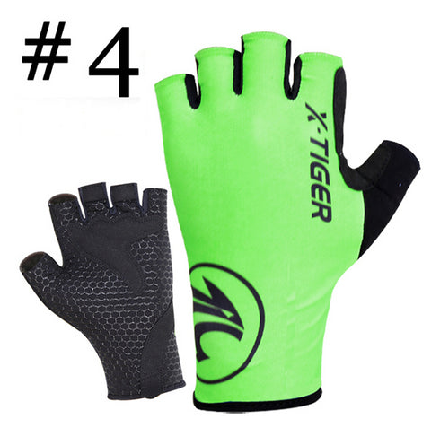 X-Tiger Women Anti-sweat Cycling Socks Finger Gloves Sports Bicycle Gloves Anti-slip Anti-shock Bicycle MTB Glove 6 Colors - ROUTINE FASHION