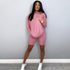Loose sweatshirt shorts sports two-piece suit women - ROUTINE FASHION