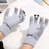 Knitted Gloves Touchscreen Winter Cute Panda Warm Goves For Cycling Women - ROUTINE FASHION