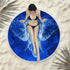 Fringed beach towel round bath towel beach towel - ROUTINE FASHION