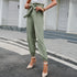Women's High Waist Pocket Trousers All-Match Casual Pants Feet Pants Women - ROUTINE FASHION
