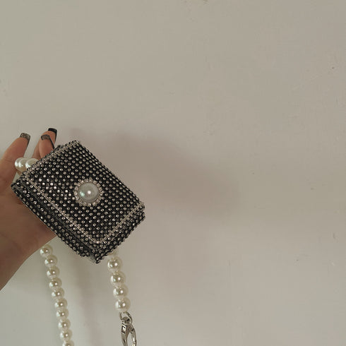 Fashion Belt Rhinestone Mini Crossbody Bag Vintage Waist Bag Waistband Body Jewelry Women Chain Belts - ROUTINE FASHION