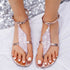 Sandals rhinestone flip flops women sandals - ROUTINE FASHION