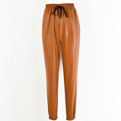 PU sexy leather pants - ROUTINE FASHION