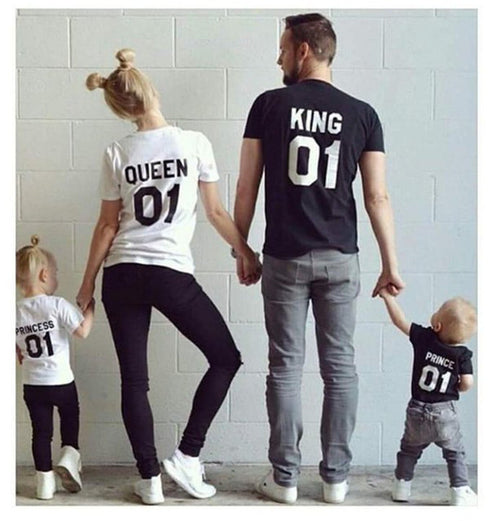 couple t-shirt parent-child wear - ROUTINE FASHION