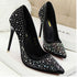 Spring High Heel Women's Wedding Shoes With Crystal Evening Dress Bridal Shoes - ROUTINE FASHION