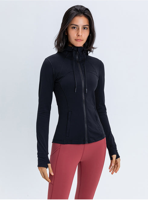 Women's sports hooded jacket - ROUTINE FASHION