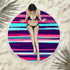 Fringed beach towel round bath towel beach towel - ROUTINE FASHION
