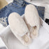 Fur Half Slippers Female Baotou Lazy People Wear Mules Outside - ROUTINE FASHION