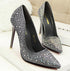Spring High Heel Women's Wedding Shoes With Crystal Evening Dress Bridal Shoes - ROUTINE FASHION