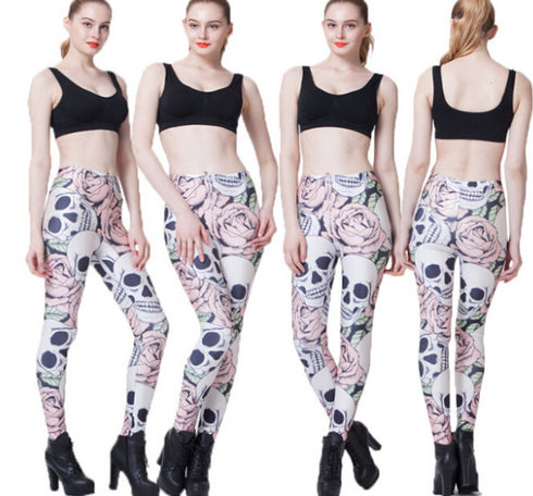 Skull leggings - ROUTINE FASHION