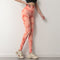 Women's High Waist Tie-Dye Sports Fitness Trousers - ROUTINE FASHION