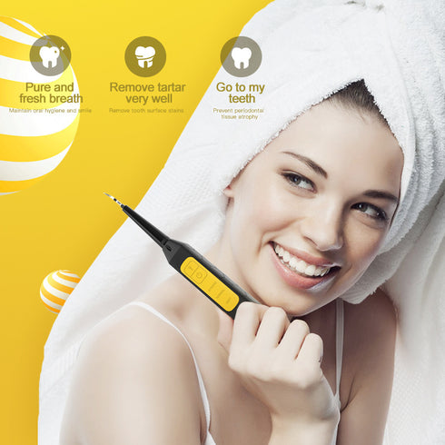 Household Toothwasher Electric Toothcleaner Dental Calculus Cleaner Dental Cleaner Tooth - ROUTINE FASHION