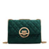 Lingge Embroidery Thread Shoulder Bag Chain Velvet Crossbody Bag - ROUTINE FASHION