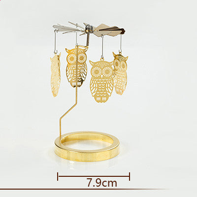 Romantic Scented Candle Rotating Candlestick - ROUTINE FASHION