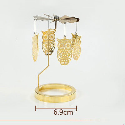 Romantic Scented Candle Rotating Candlestick - ROUTINE FASHION