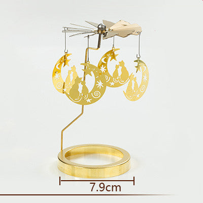 Romantic Scented Candle Rotating Candlestick - ROUTINE FASHION