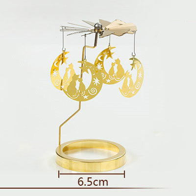 Romantic Scented Candle Rotating Candlestick - ROUTINE FASHION