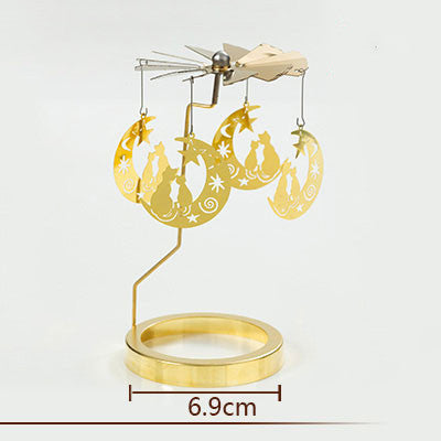 Romantic Scented Candle Rotating Candlestick - ROUTINE FASHION