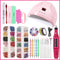 Nail Lamp Nail Art Sticker Drill Tool Set - ROUTINE FASHION