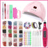 Nail Lamp Nail Art Sticker Drill Tool Set - ROUTINE FASHION