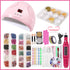 Nail Lamp Nail Art Sticker Drill Tool Set - ROUTINE FASHION