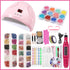 Nail Lamp Nail Art Sticker Drill Tool Set - ROUTINE FASHION