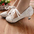 White Large Size Flat Wedding Shoes Bridal Wedding Shoes Bridesmaid Shoes Women - ROUTINE FASHION