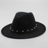 New Style Rivet Accessories Top Hat For Men and Women Woolen Hats - ROUTINE FASHION