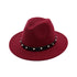 New Style Rivet Accessories Top Hat For Men and Women Woolen Hats - ROUTINE FASHION