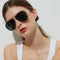 A1166 Polygonal Big Frame Sunglasses, Metal Frame Sunglasses For Women - ROUTINE FASHION