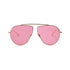 A1166 Polygonal Big Frame Sunglasses, Metal Frame Sunglasses For Women - ROUTINE FASHION
