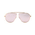A1166 Polygonal Big Frame Sunglasses, Metal Frame Sunglasses For Women - ROUTINE FASHION