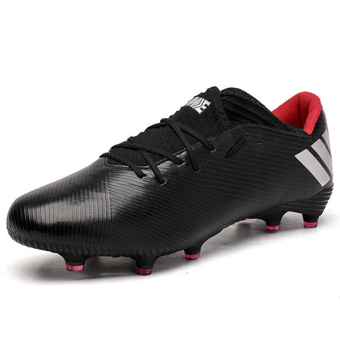 Outdoor High-top Football Boots Turf Soccer Cleats Kids AG Women Soft Football Shoes - ROUTINE FASHION