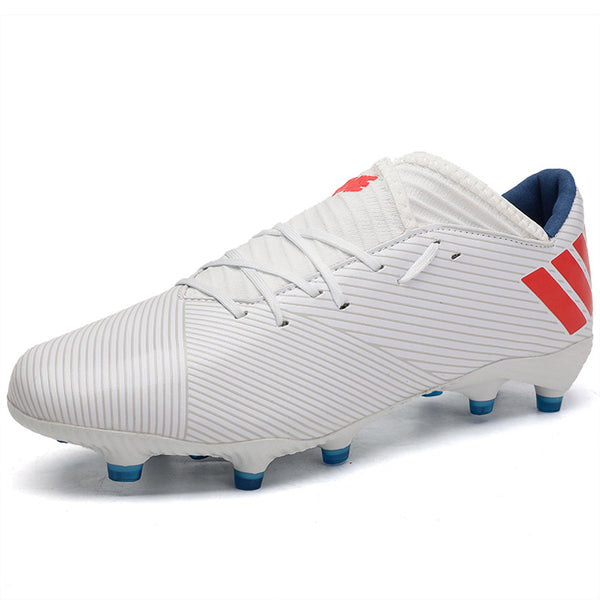 Outdoor High-top Football Boots Turf Soccer Cleats Kids AG Women Soft Football Shoes - ROUTINE FASHION
