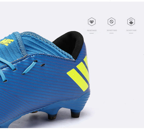 Outdoor High-top Football Boots Turf Soccer Cleats Kids AG Women Soft Football Shoes - ROUTINE FASHION
