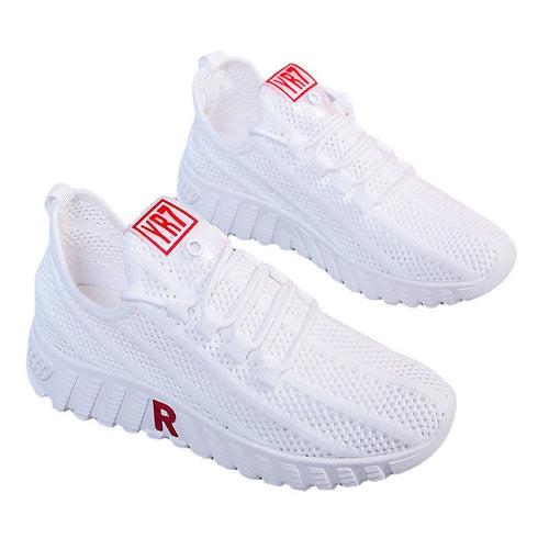 Women Tennis Shoes Bottom Sneakers Gym Female Sport Walking Breathable Mesh Women Sneakers Lightweight Sports Running Shoes - ROUTINE FASHION