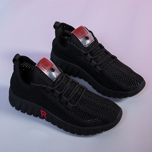 Women Tennis Shoes Bottom Sneakers Gym Female Sport Walking Breathable Mesh Women Sneakers Lightweight Sports Running Shoes - ROUTINE FASHION
