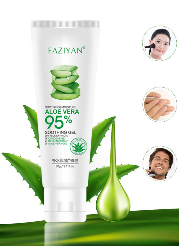 Aloe Vera Face Cream, Soothing Gel, Skin Care, Acne Remove, After Sun Day Moisturizing Lotion, Skin Repair, 60G - ROUTINE FASHION