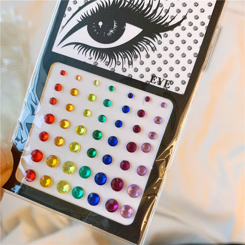 Eye And Face Decoration Patch Makeup Sticker Pearl Veneer Eye Makeup - ROUTINE FASHION