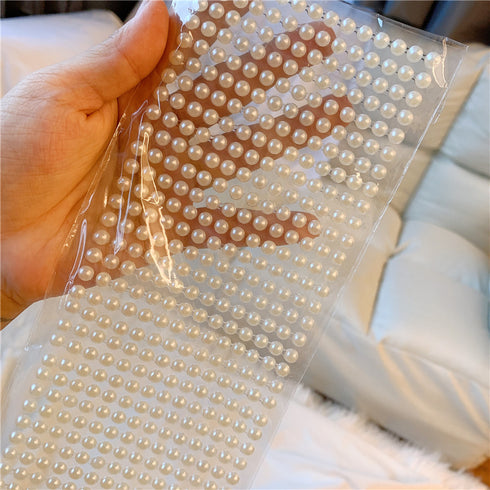 Eye And Face Decoration Patch Makeup Sticker Pearl Veneer Eye Makeup - ROUTINE FASHION