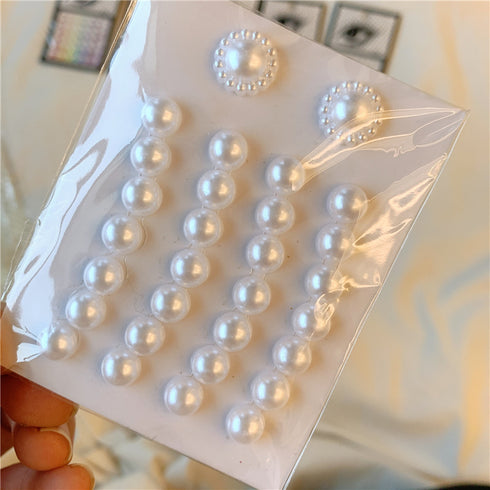 Eye And Face Decoration Patch Makeup Sticker Pearl Veneer Eye Makeup - ROUTINE FASHION