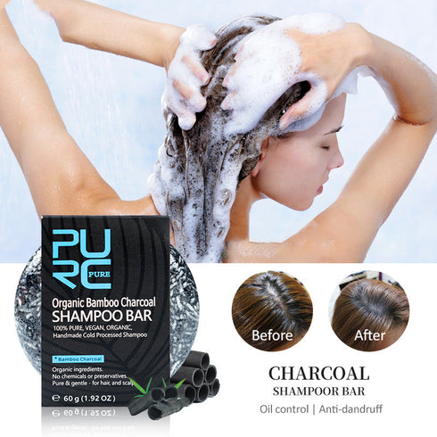 Hand-Extracted Soap Shampoo Bamboo Charcoal Shampoo Soap - ROUTINE FASHION