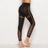 Black Mesh Leggings Women Pant High Waist Legging Fitness - ROUTINE FASHION