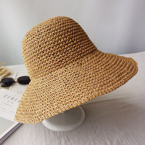 Summer Autumn Hats For Women Retro Flat Drooping Hat - ROUTINE FASHION